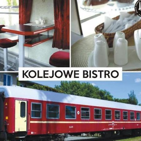 Wagony Sypialne W Muzeum Kolejnictwa Hotel Jaworzyna Slaska Eksteriør billede